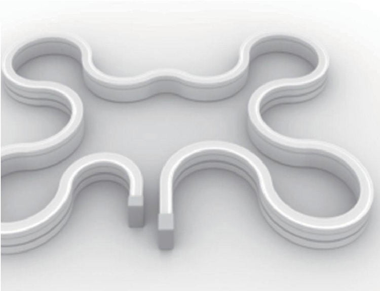 1220 Side view Silicone tube