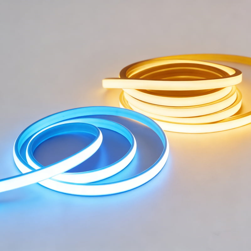 LED neon sign installation