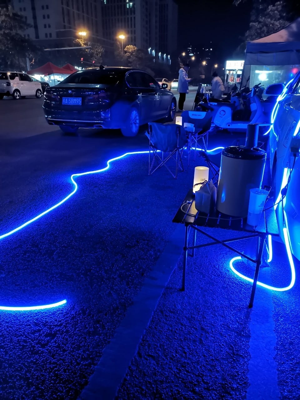 Water damage in LED neon flex