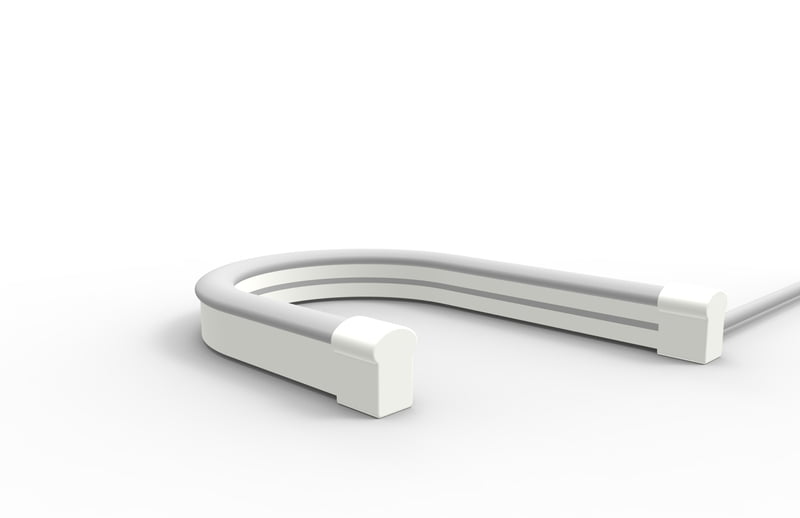 0815 Top View Silicone Neon Flex Sleeve for 5mm PCB