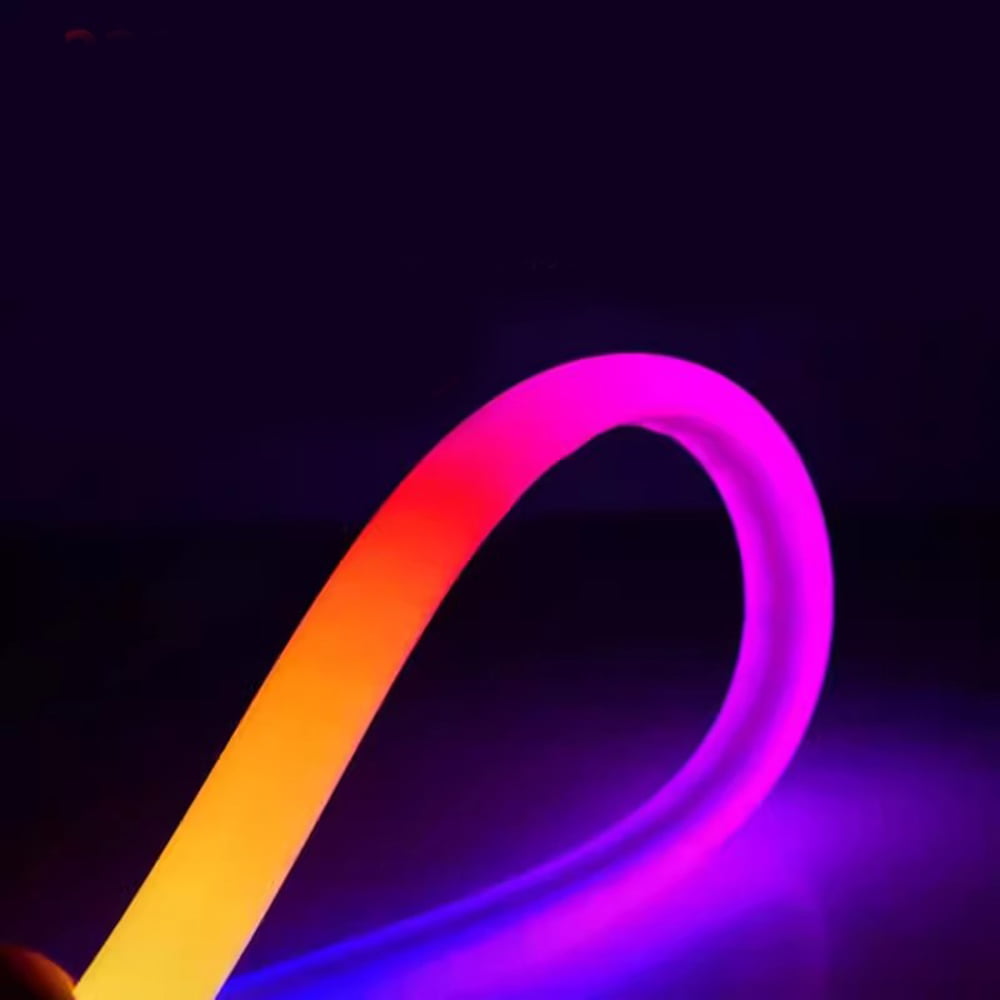 LED neon flex side bend installation