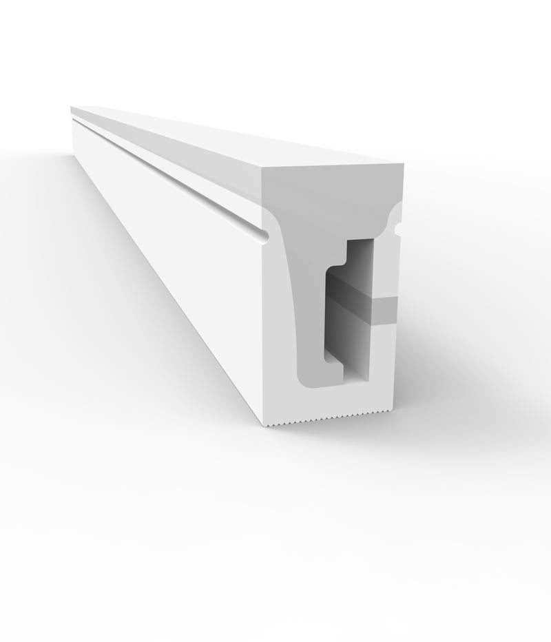 1018 Top View Silicone Neon Flex Sleeve for 10mm PCB