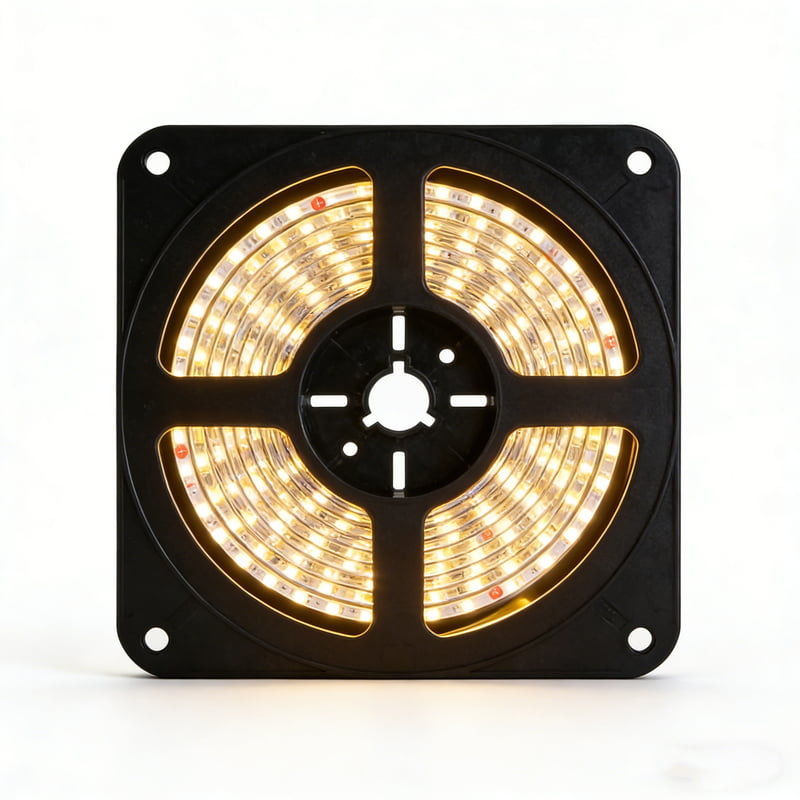 Can light be covered to soften harsh LED bulbs?