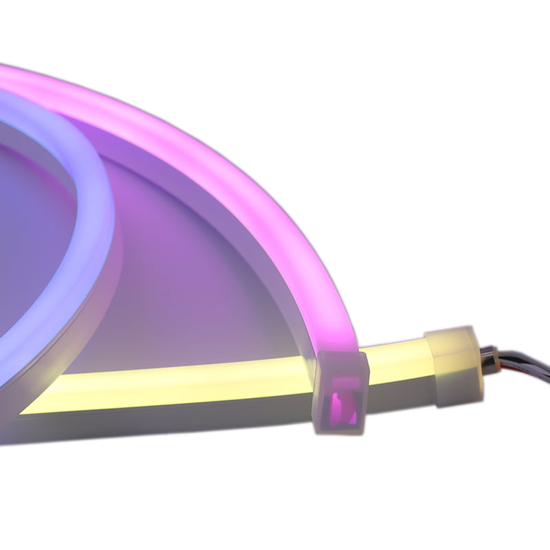 1220 Top View Silicone Neon Flex Sleeve for 12mm PCB