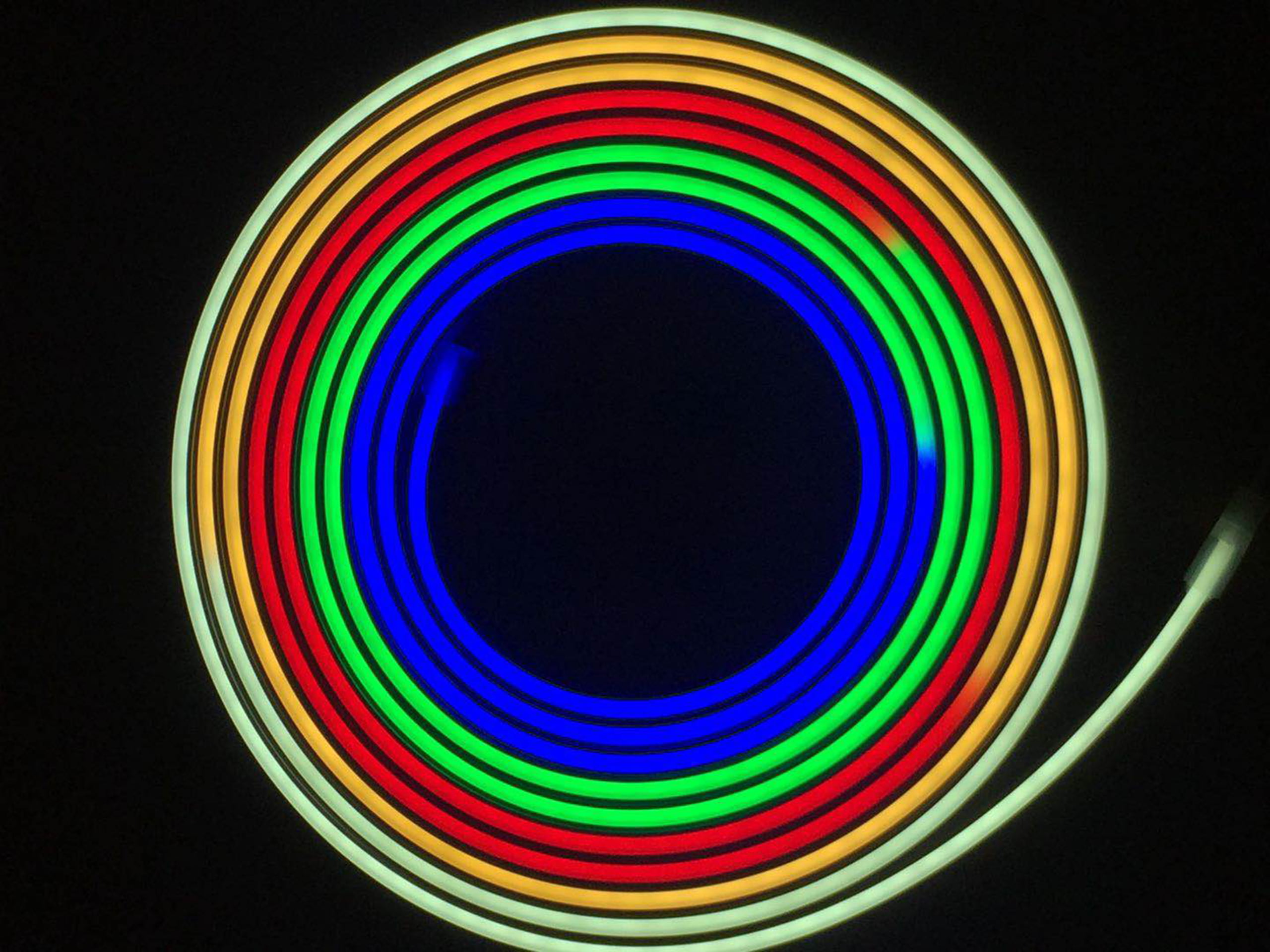 Yellow spots on low quality acrylic