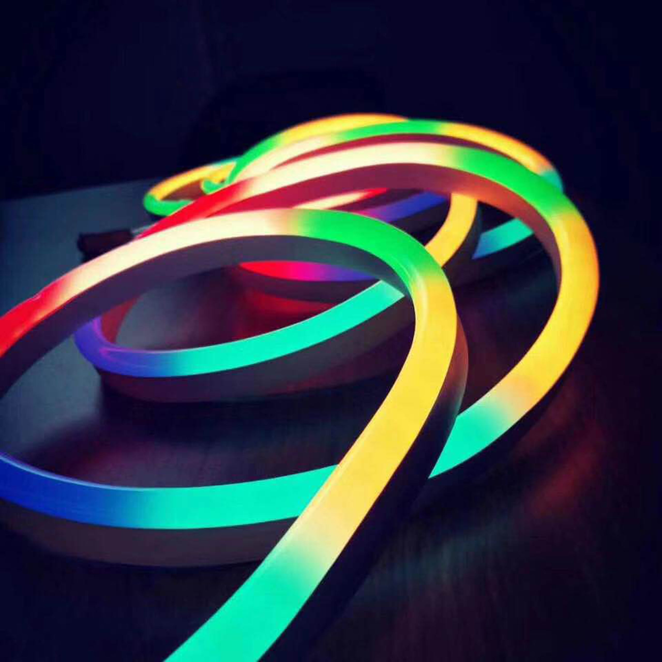 LED neon manufacturing process showing cold-forming technology