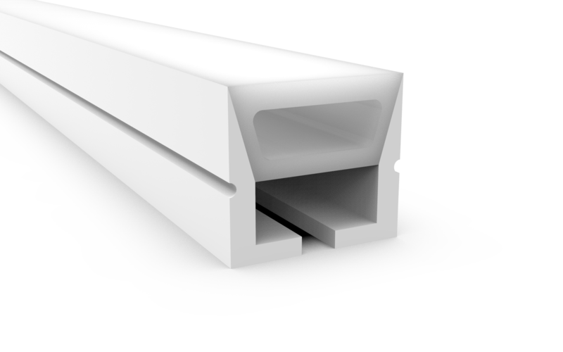 2018 Top View Silicone Neon Flex Sleeve for 10mm PCB