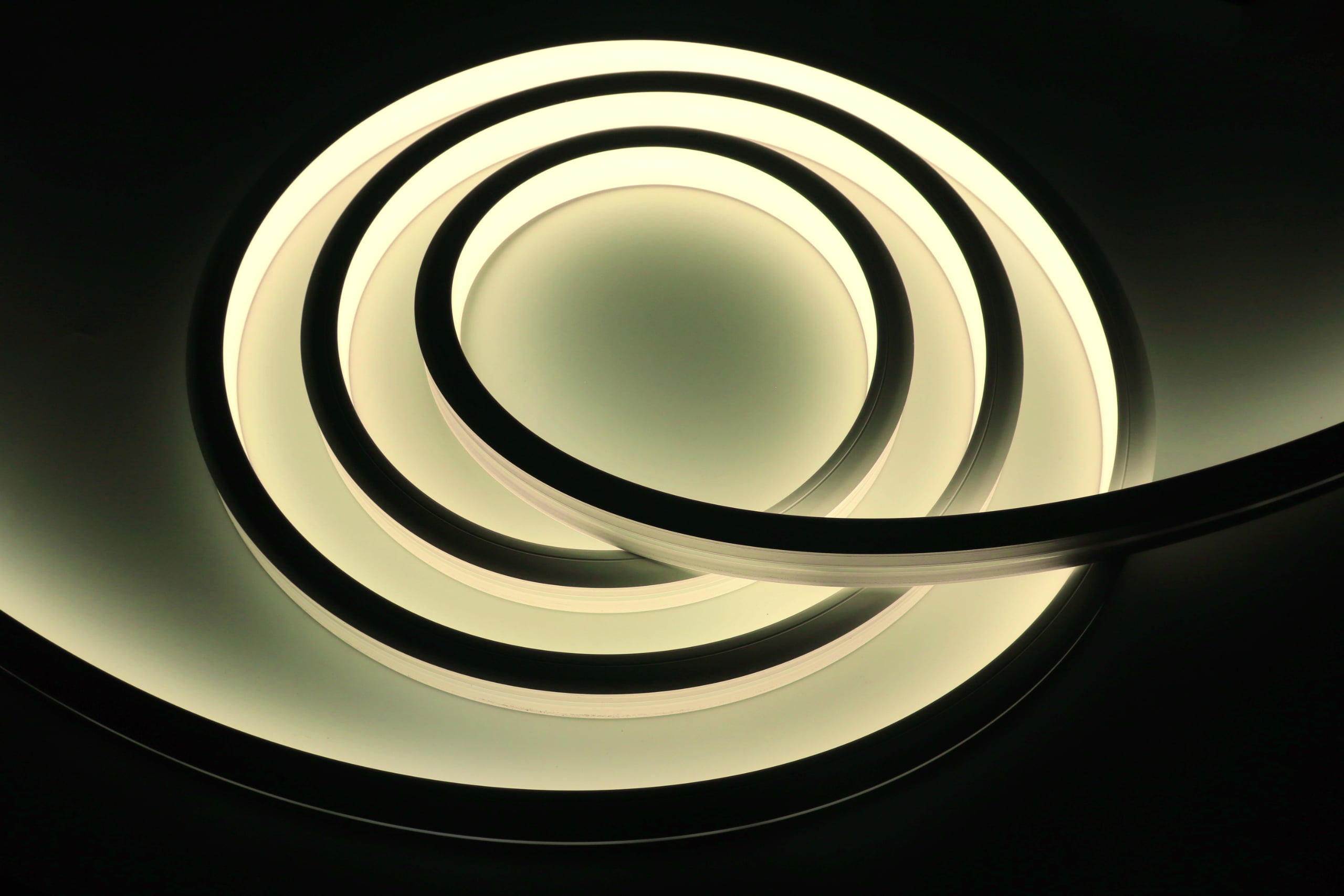 LED neon flex yellowing comparison