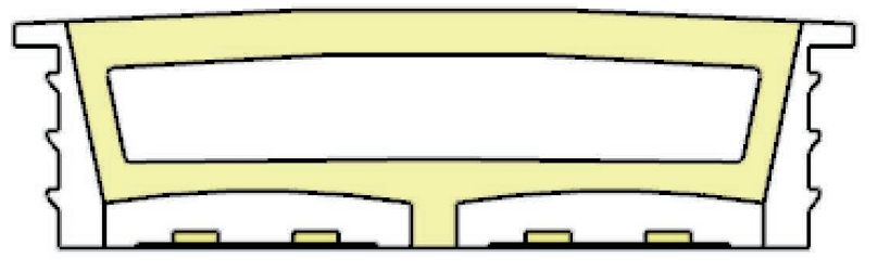 5015 Top View Silicone Neon Flex Sleeve for 15/20mm PCB
