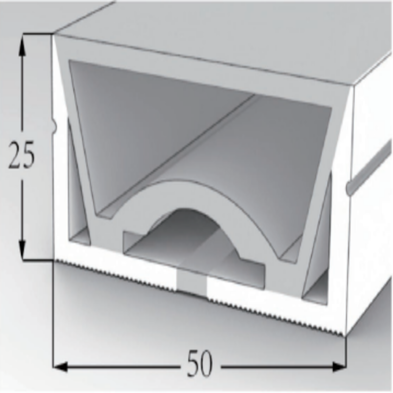 5025 Top View Silicone Neon Flex Sleeve for Top View20 or 15/Side View8mm PCB