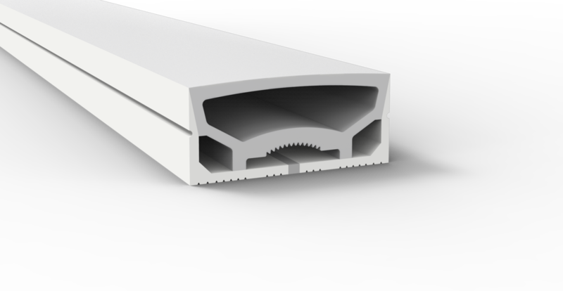 7030 Top View Silicone Neon Flex Sleeve for 30mm PCB