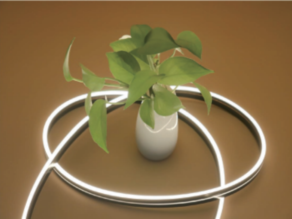 1220 Top View Silicone Neon Flex Sleeve for 10mm PCB