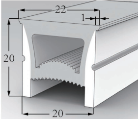 2020 Top View Silicone Neon Flex Sleeve for 12mm PCB