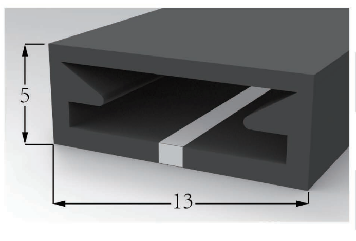 0513 Top View Silicone Neon Flex Sleeve for 10mm PCB