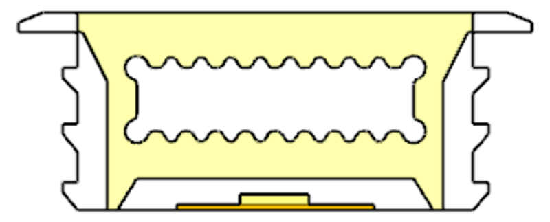 2010 Top View Silicone Neon Flex Sleeve for 10mm PCB