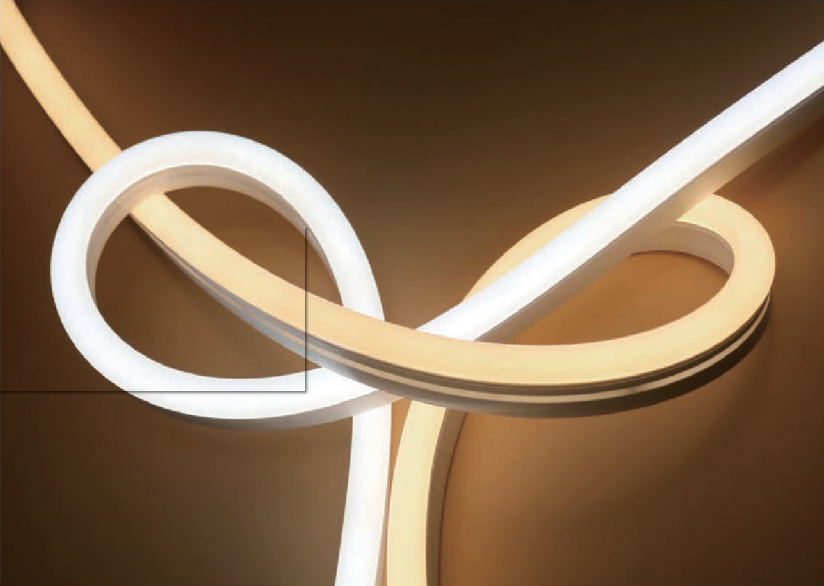 1025 Top View Silicone Neon Flex Sleeve for 12mm PCB