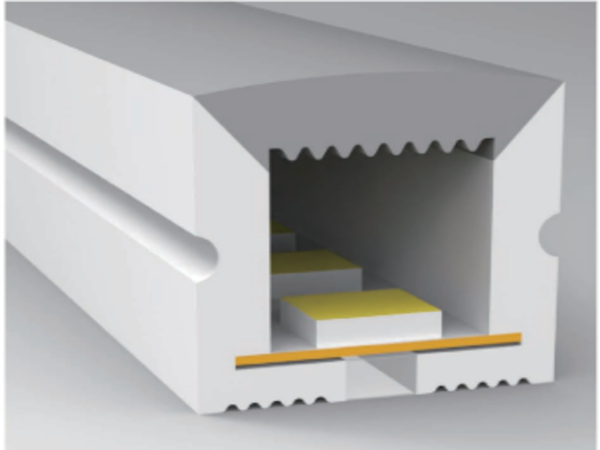 1010 Top View Silicone Neon Flex Sleeve for 8mm PCB