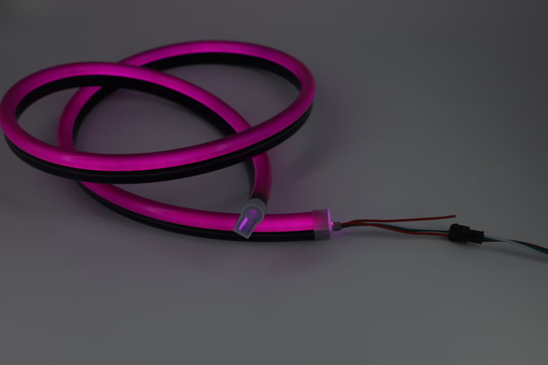 1023 Top View Silicone Neon Flex Sleeve for 10mm PCB