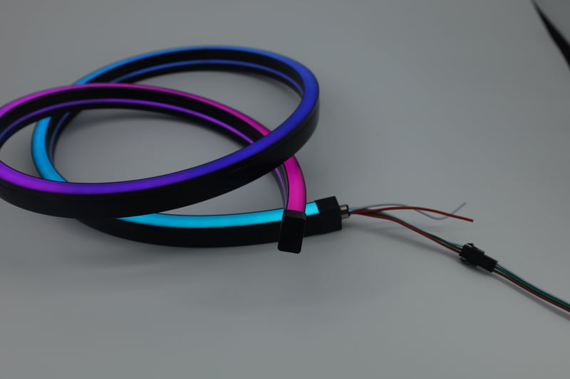 1220 Top View Silicone Neon Flex Sleeve for 10mm PCB