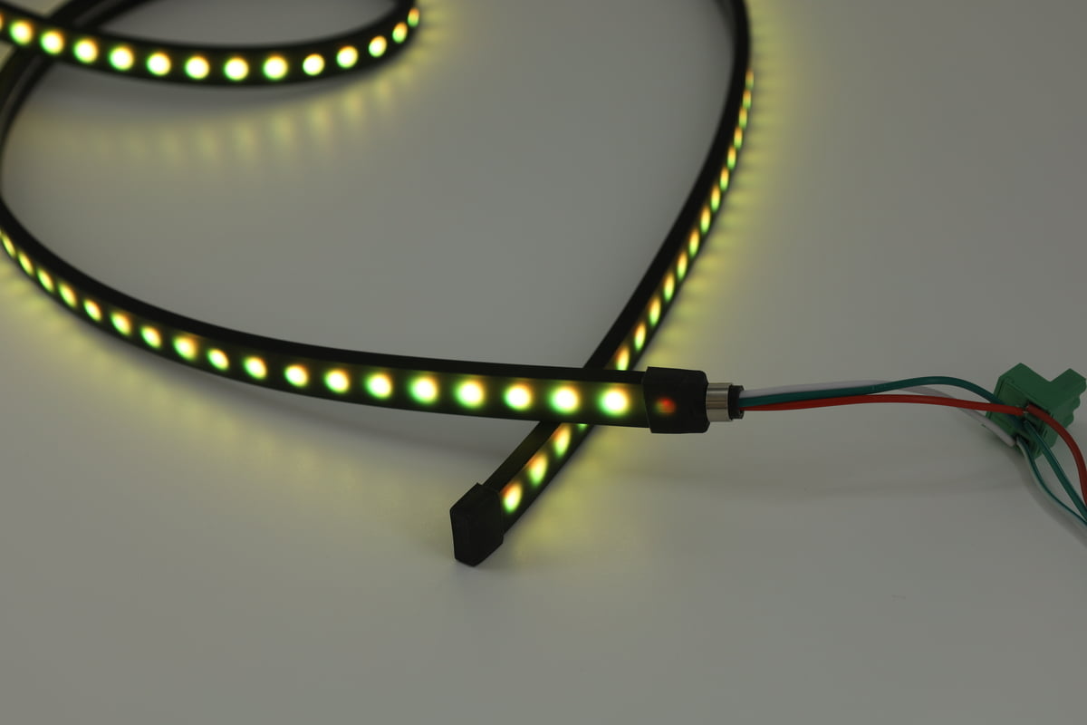 neon strip light cutting demonstration