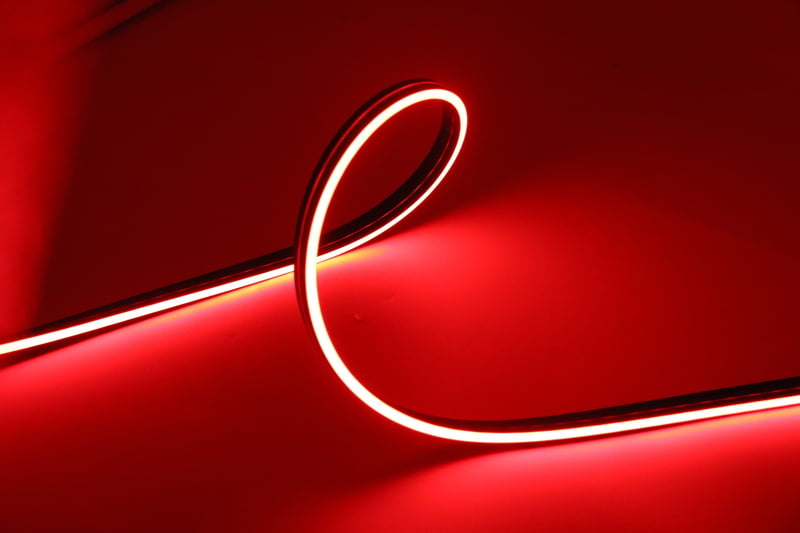 0616 Top View Silicone Neon Flex Sleeve for 8mm PCB