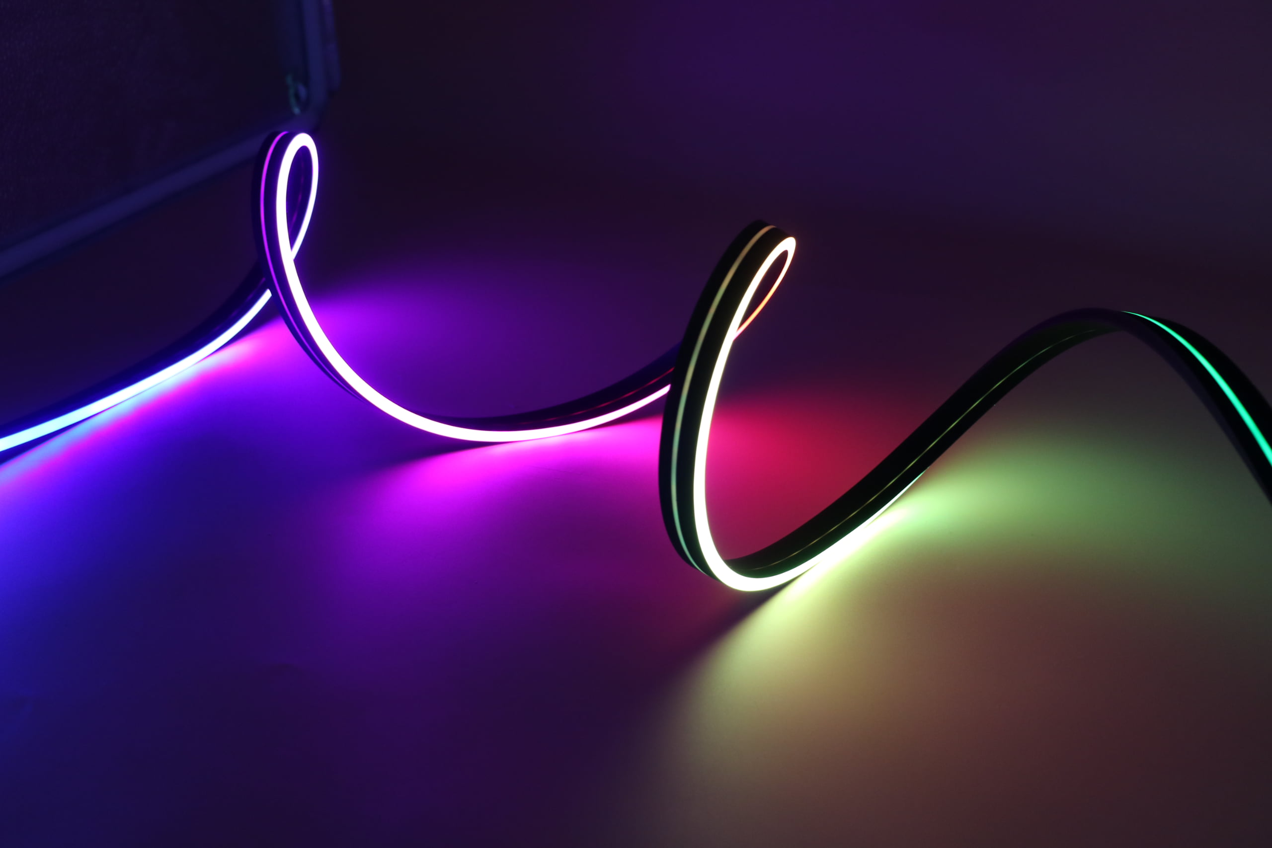 LED silicone tube diffusion comparison