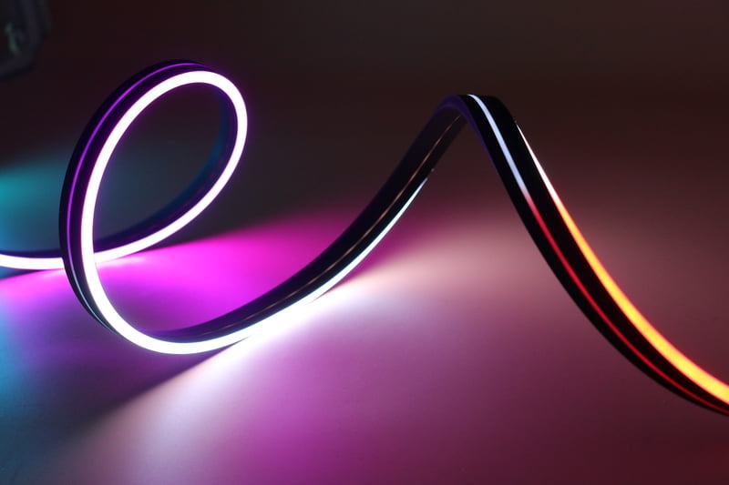 0616 Top View Silicone Neon Flex Sleeve for 8mm PCB