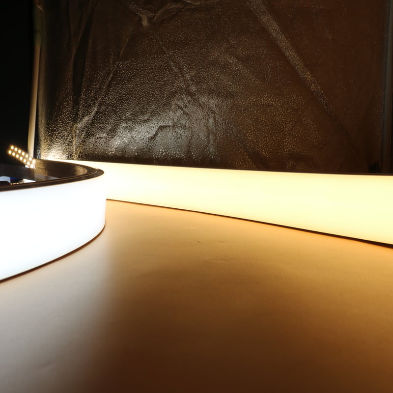 5025 Top View Silicone Neon Flex Sleeve for Top View20 or 15/Side View8mm PCB