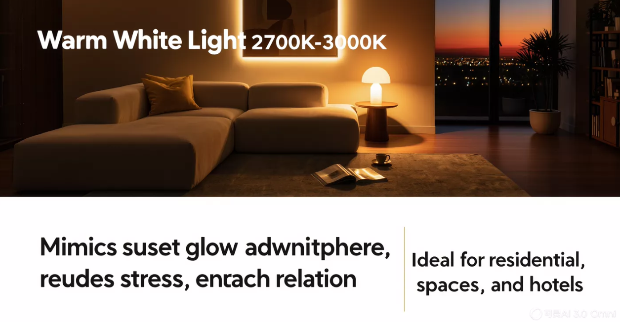 Warm white lighting application