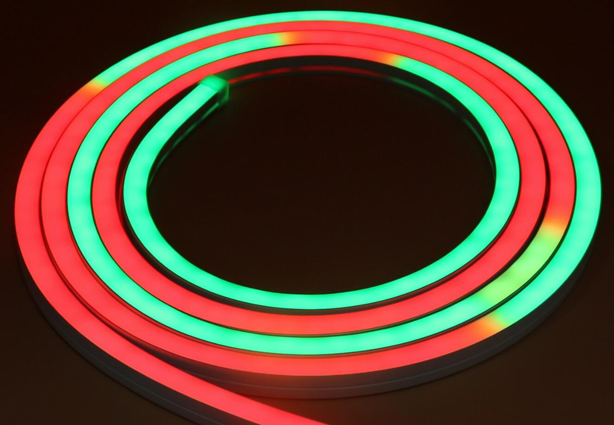 LED strip with silicone [diffuser](https://en.wikipedia.org/wiki/Ring_flash)<sup id=