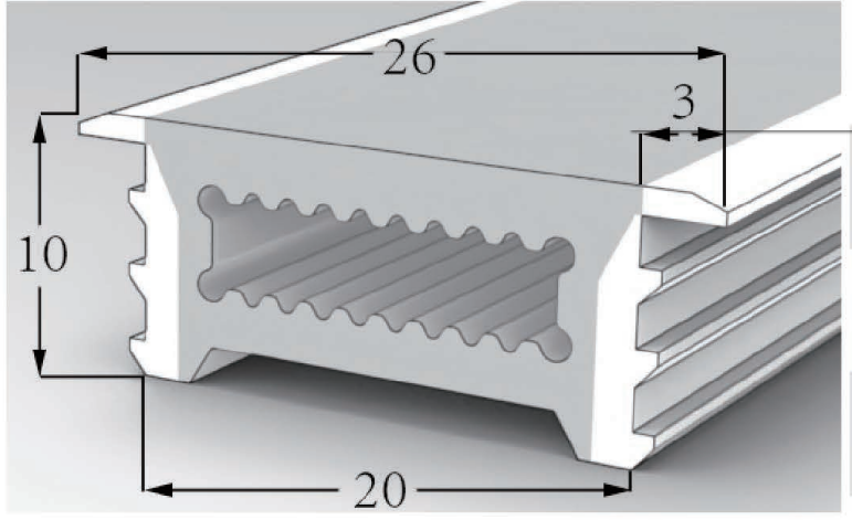 2010 Top View Silicone Neon Flex Sleeve for 10mm PCB