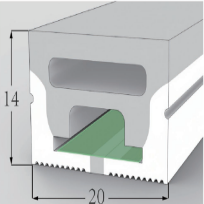 2014 Top View Silicone Neon Flex Sleeve for 10/12mm PCB