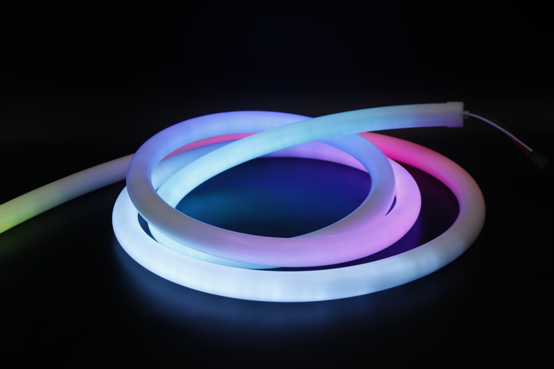 360 degree led neon flex installation