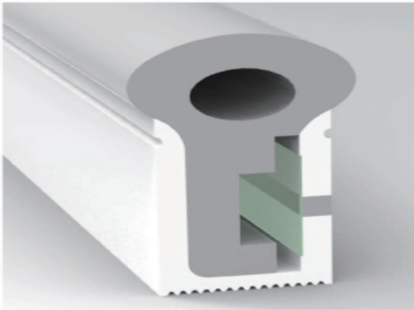 1225 Top View Silicone Neon Flex Sleeve for 12mm PCB