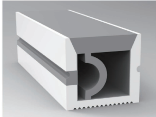 1010 Top View Silicone Neon Flex Sleeve for 5mm PCB