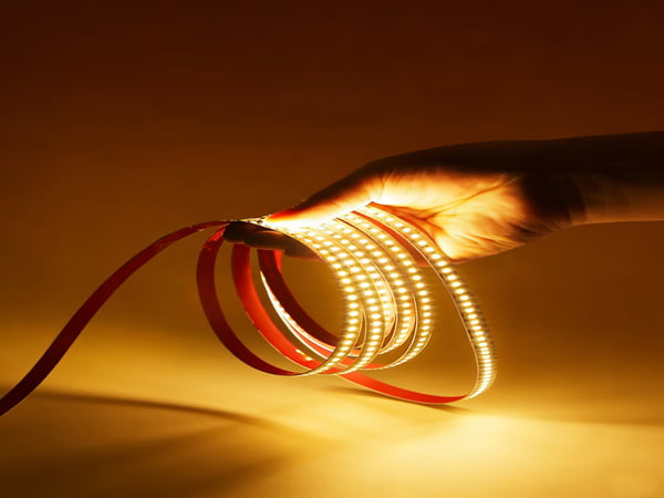 LED strip installation example