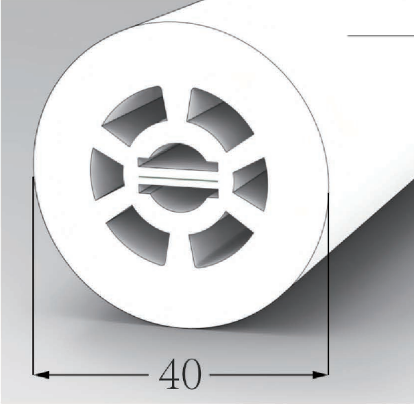 φ40 Top View Silicone Neon Flex Sleeve for 10mm PCB