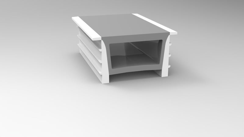 3020 Top View Silicone Neon Flex Sleeve for 15mm PCB