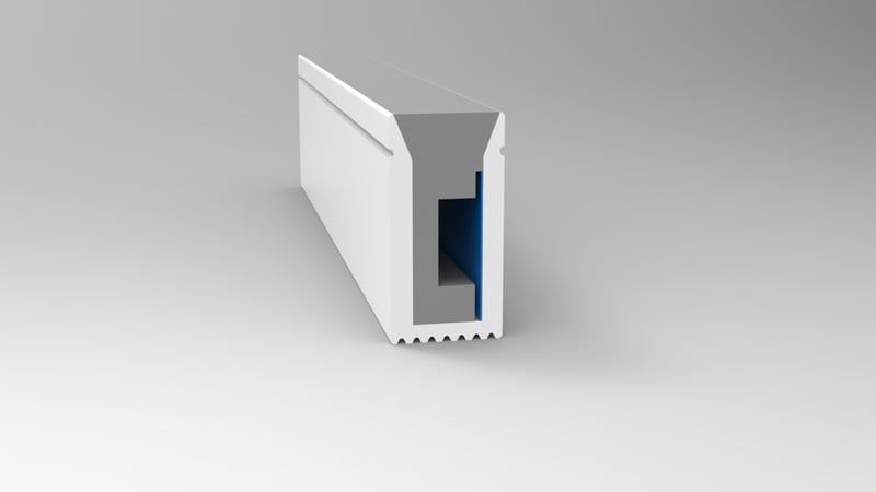 0612 Top View Silicone Neon Flex Sleeve for 8mm PCB