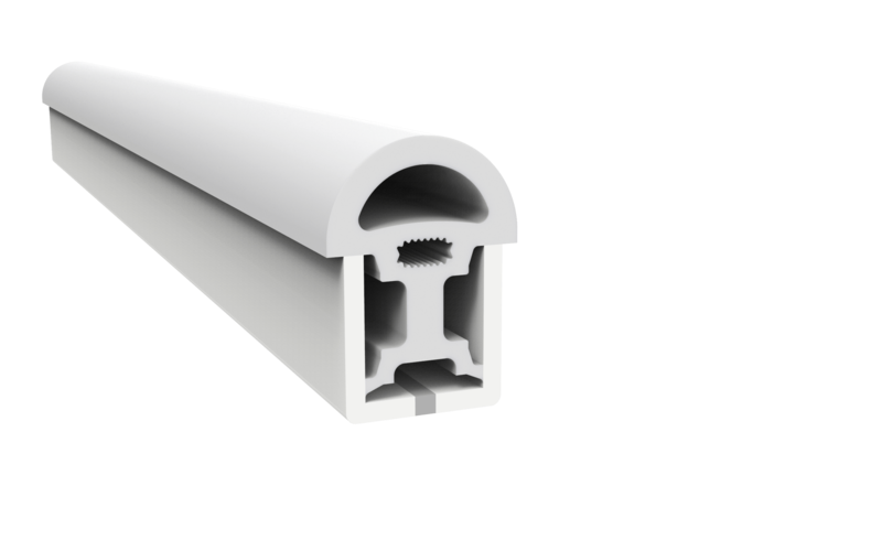 1525 Top View Silicone Neon Flex Sleeve for Front 8 / Side 10mm PCB