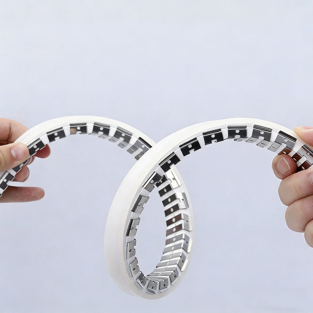 Silicone Sleeve Spacer Clip Chain