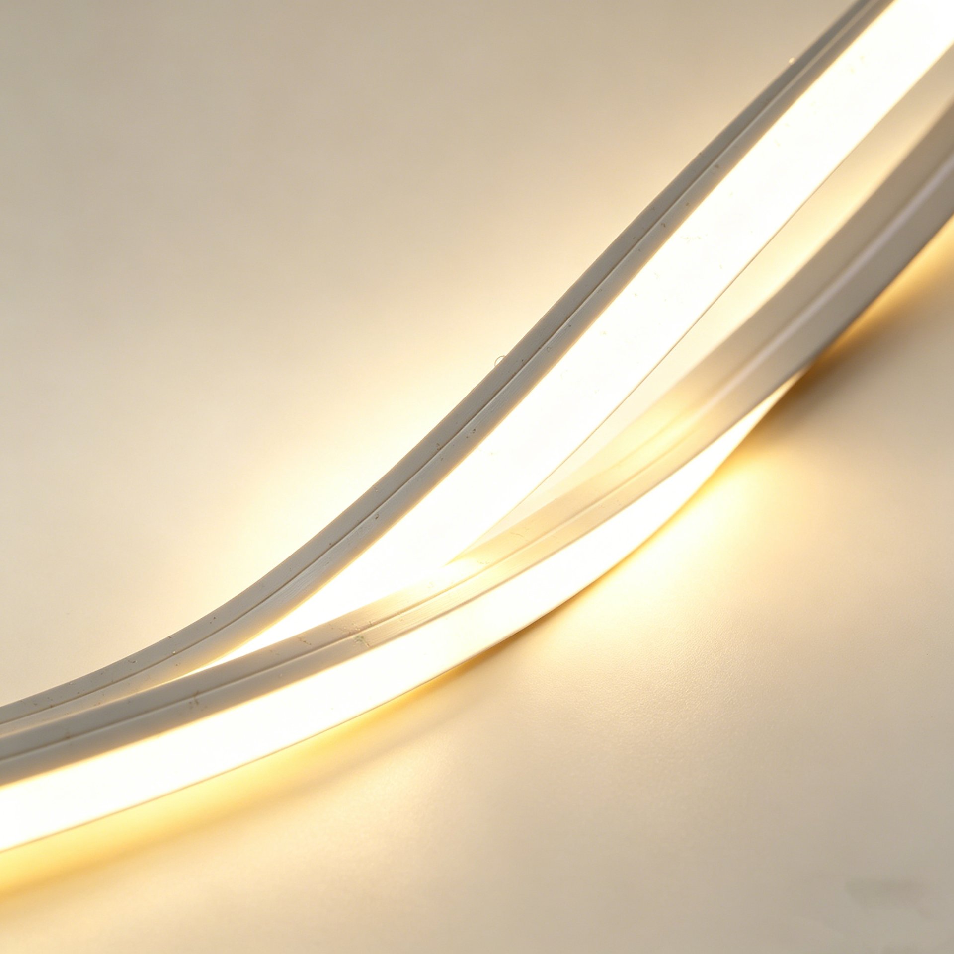 8mm recessed silicone LED neon installation cross-section