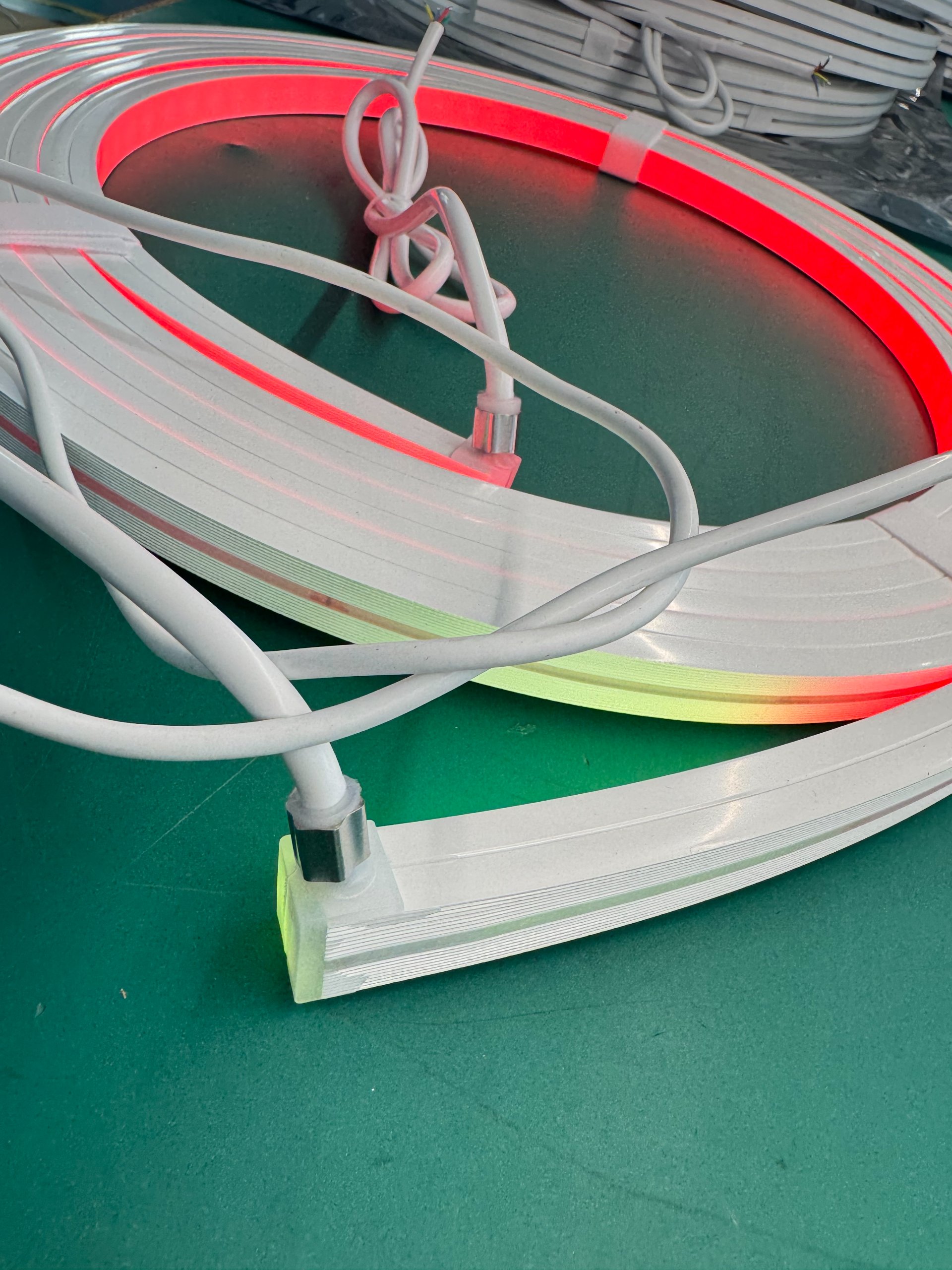 Material compatibility testing neon flex