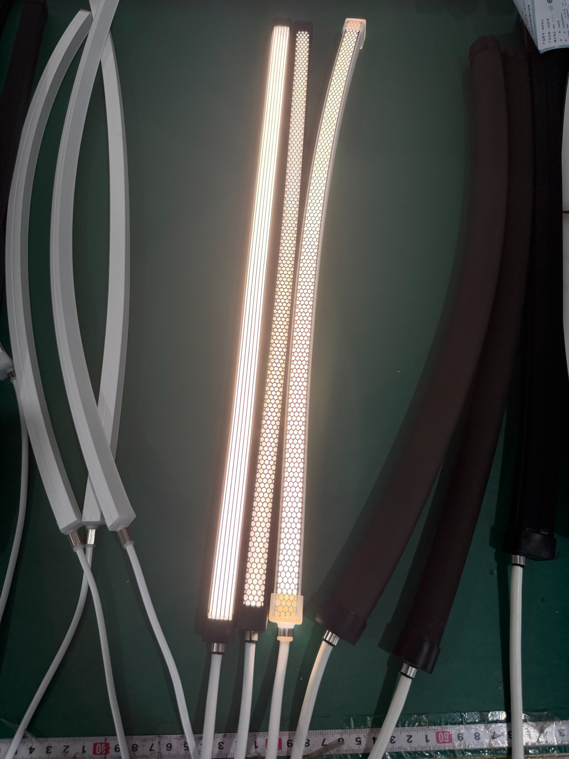 Comparison of old and new lighting systems in commercial spaces